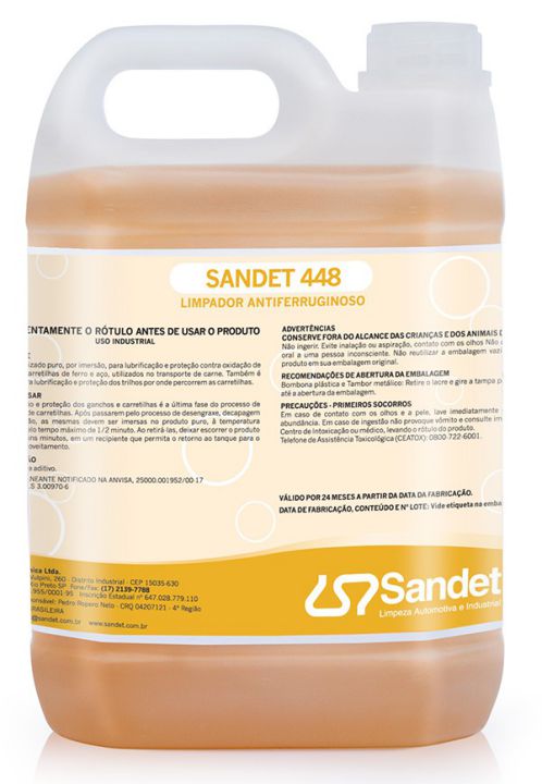 Sandet 448 - Óleo vegetal, Lubrificante e Anticorrosivo para Carretilhas