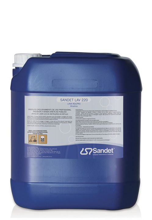 Sandet Lav 220 - Detergente Reforçador Alcalino Líquido