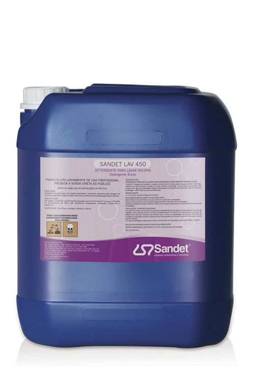 Sandet Lav 450 - Detergente Ácido Líquido